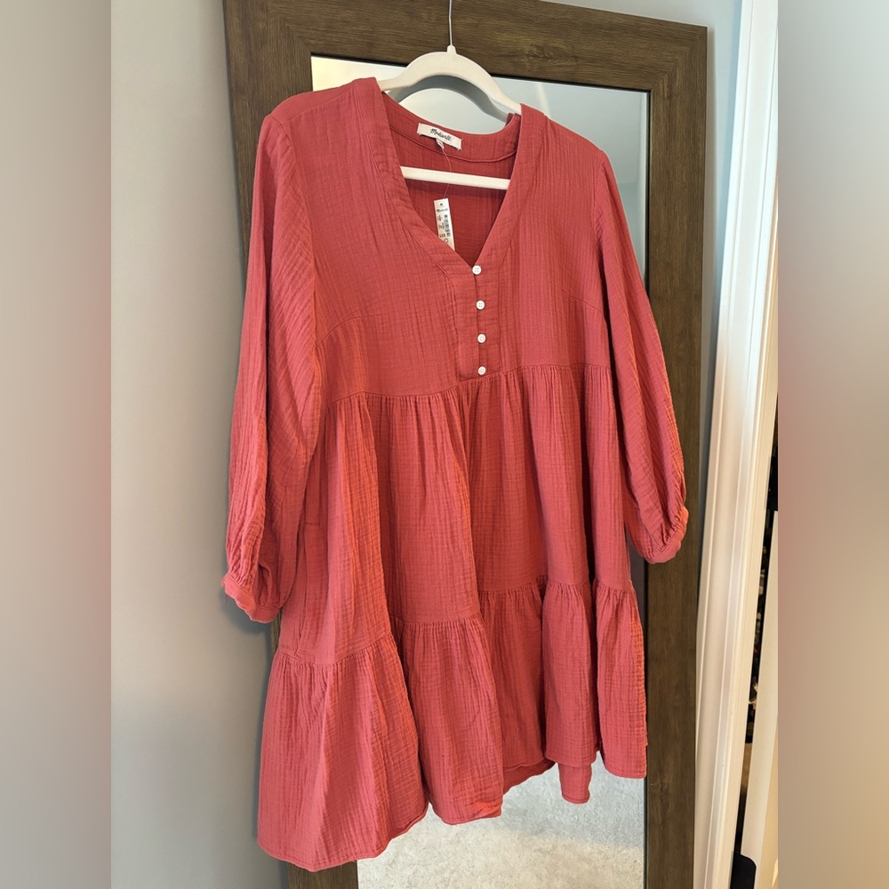 Madewell Salmon Pink Dress Sz 2